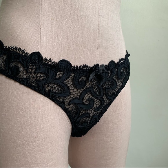 Agent Provocateur Raive Soirée Black Thong - Picture 2 of 7